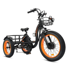 Load image into Gallery viewer, ECOTRIC Electric Tricycle (UL Certified) with Front Basket &amp; Rear Rack - 750 Watt, 48V - electricbyke.com