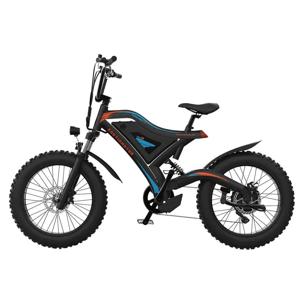 AOSTIRMOTOR S18 MINI Fat Tire Mountain E Bike 500 Watt 48V electricbyke