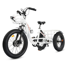 Load image into Gallery viewer, ECOTRIC Electric Tricycle (UL Certified) with Front Basket &amp; Rear Rack - 750 Watt, 48V - electricbyke.com