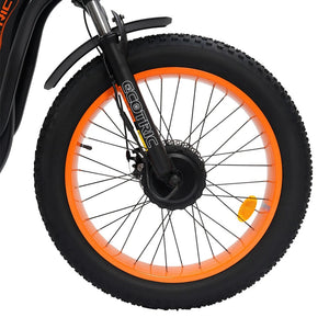ECOTRIC Electric Tricycle (UL Certified) with Front Basket & Rear Rack - 750 Watt, 48V - electricbyke.com