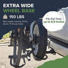 Load image into Gallery viewer, JUPITERBIKE Rugged Dual Ebike Carrier, Hitch Mounted - electricbyke.com