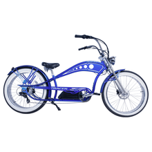 Load image into Gallery viewer, TRACER Chico GT7 26" Chopper Stretch E-Bike - 750 Watt, 48V - electricbyke.com