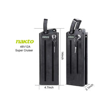 Load image into Gallery viewer, NAKTO, Battery for Super Cruiser E-Bike - 500 Watt or 750 Watt - electricbyke.com