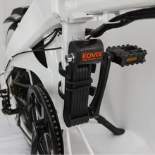 Load image into Gallery viewer, Kovix Steel Folding BIcycle Lock with Alarm - from JupiterBike - electricbyke.com