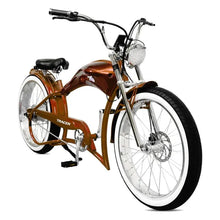 Load image into Gallery viewer, Tracer Twenty5 GT 500W 26" Chopper Cruiser E-Bikes - 500 Watt, 48V - electricbyke.com