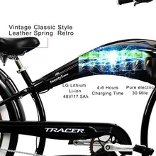 Load image into Gallery viewer, Tracer Twenty5 GTS 500W 26" Cruiser E-Bike - 500 Watt, 48V - electricbyke.com