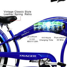 Load image into Gallery viewer, Tracer Twenty5 GTS 500W 26" Cruiser E-Bike - 500 Watt, 48V - electricbyke.com