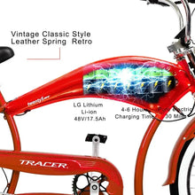 Load image into Gallery viewer, Tracer Twenty5 GT 500W 26" Chopper Cruiser E-Bikes - 500 Watt, 48V - electricbyke.com
