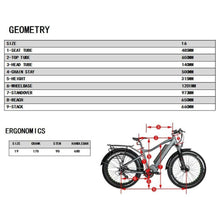 Load image into Gallery viewer, EUNORAU, FAT-HD All Terrain, Fat Tire, Electric Mountain Bike - 1000 Watt, 48V - electricbyke.com