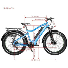 Load image into Gallery viewer, EUNORAU, FAT-HD All Terrain, Fat Tire, Electric Mountain Bike - 1000 Watt, 48V - electricbyke.com
