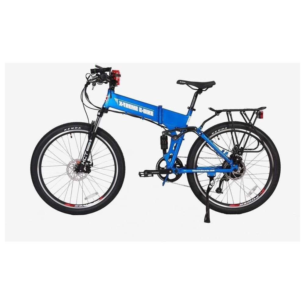 x-treme rubicon 48 volt electric mountain bicycle X-TREME Baja, Folding Electric Mountain Bicycle