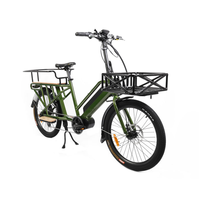 Got Cargo? Here's the ideal bike for city deliveries or as a 2-wheeled family truckster!