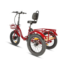 Load image into Gallery viewer, EUNORAU, New-Trike 2.0 Fat Tire Folding Electric Tricycle - 500 Watt, 48V
