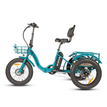 Load image into Gallery viewer, EUNORAU, New-Trike 2.0 Fat Tire Folding Electric Tricycle - 500 Watt, 48V