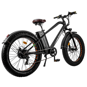 NAKTO Cruiser 2 Fat Tire 26" Electric Bike - 750 Watt, 48V