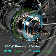 Load image into Gallery viewer, TRACER LOITER 26&quot; Cruiser E-Bike - 800 Watt, 48V - electricbyke.com