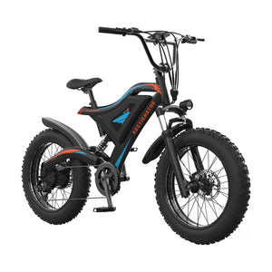 AOSTIRMOTOR S18-MINI Fat Tire Mountain E-Bike - 500 Watt, 48V - electricbyke.com