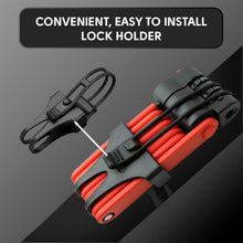 Load image into Gallery viewer, Xnito Folding Lock – 4-Digit Heavy-Duty Combo Lock