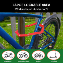Load image into Gallery viewer, Xnito Folding Lock – 4-Digit Heavy-Duty Combo Lock