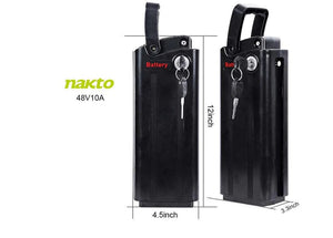 NAKTO, Battery for Elegance or Elegance 2 E-Bike (Not interchangeable)