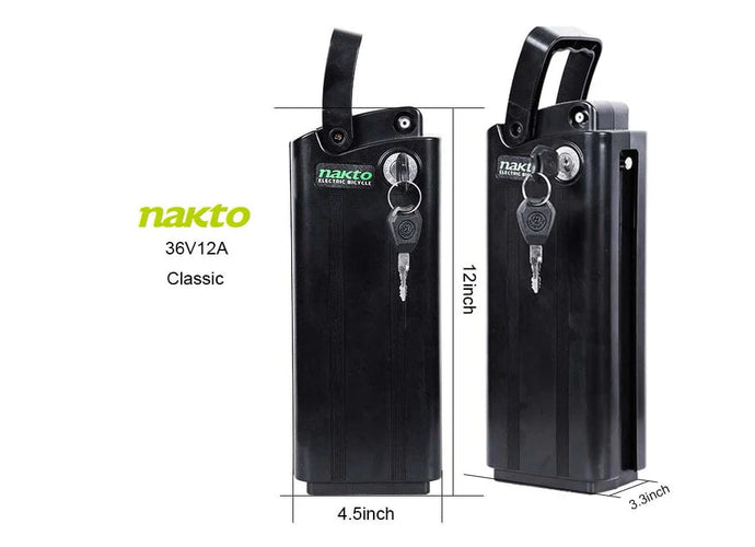 NAKTO, Battery for Classic (36V) or Classic 2(48V) E-Bike