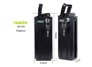 NAKTO, Battery for Elegance or Elegance 2 E-Bike (Not interchangeable)