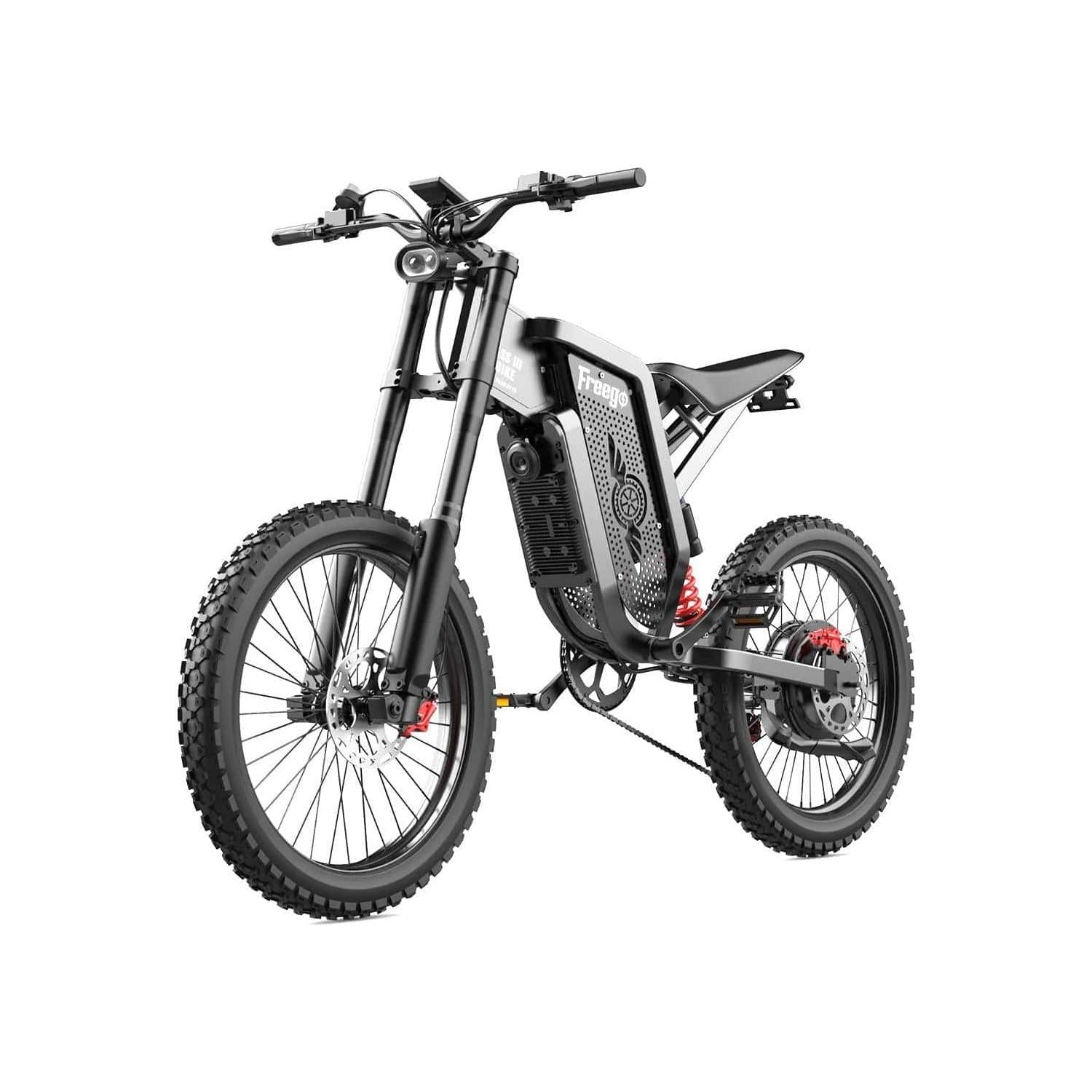 FREEGO X2 Off Road Dirt Electric Mountain Bike 60V, 750 Watt