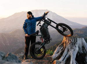 FREEGO X2 Off Road Dirt Electric Mountain Bike - 60V,  750 Watt (Class 3, City Mode)