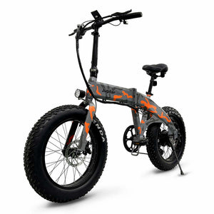 JUPITERBIKE DEFIANT Fat Tire Electric Folding Bike - 750 Watt, 48V - electricbyke.com