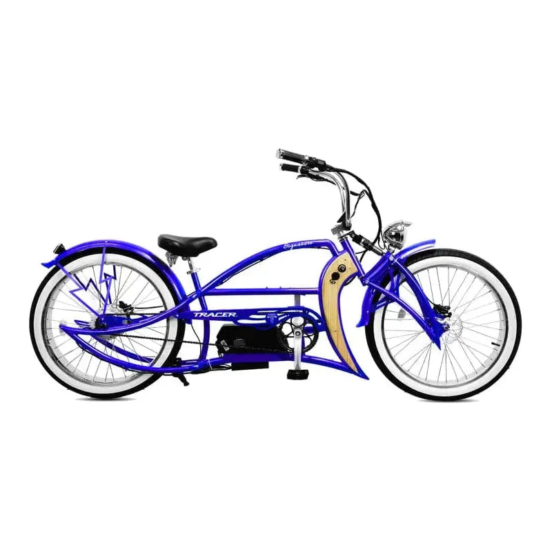 Tracer Signature Pro 26'' Chopper Cruiser Electric Bike - 800 Watt, 48V - electricbyke.com