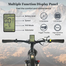 Load image into Gallery viewer, Tracer Tacoma 26&quot; 7 Speed Electric Fat Tire Bike w/ Dual Suspensions - 800 Watt, 48V - electricbyke.com