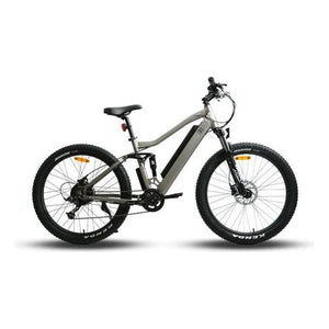 EUNORAU, 2020 UHVO, All-Terrain Full Suspension 3" Tire Electric Mountain Bike - 350 Watt, 36V - electricbyke.com