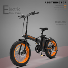 Load image into Gallery viewer, AOSTIRMOTOR A20 Fat Tire, Folding Electric Bike - 500 Watt, 36V - electricbyke.com