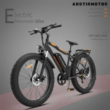 Load image into Gallery viewer, AOSTIRMOTOR S07 Fat Tire Electric Mountain Bike - 750 Watt, 48V - electricbyke.com