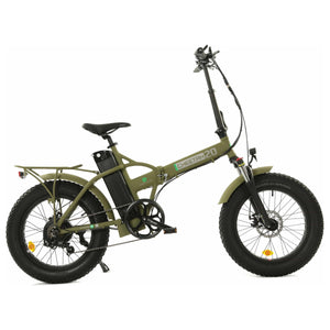 ECOTRIC 20" Fat Tire, Portable, Folding E-Bike with Color LCD Display - 500 Watt, 48V - electricbyke.com