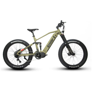 EUNORAU, SPECTER-S, Dual Battery Capable, Mid-Drive, All Terrain, Full Suspension Mountain E-Bike - 1000 Watt, 48V - electricbyke.com