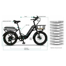 Load image into Gallery viewer, EMOJO BOBCAT Foldable Electric Bike  - 500 Watt, 48V - electricbyke.com