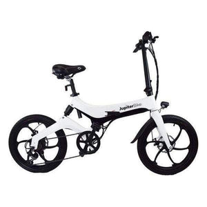 JUPITERBIKE DISCOVERY X7 Folding Electric Mountain Bike - 350 Watt, 36V - electricbyke.com