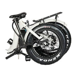 EUNORAU, E-Fat-Step, Foldable, Step-Thru, 20" Fat Tire Electric Bike - 500 Watt, 48V - electricbyke.com