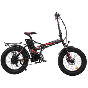 ECOTRIC 20" Fat Tire, Portable, Folding E-Bike with Color LCD Display - 500 Watt, 48V - electricbyke.com