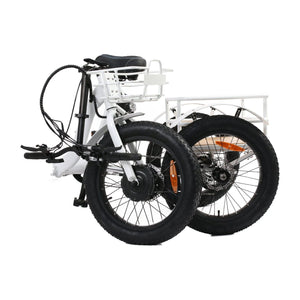EUNORAU, Step-Thru Fat Tire Folding Electric Tricycle - 500 Watt, 48V - electricbyke.com