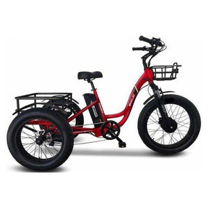 EMOJO, Electric Bike, CADDY, Electric Fat Tire Tricycle - 500 Watt, 48V - electricbyke.com
