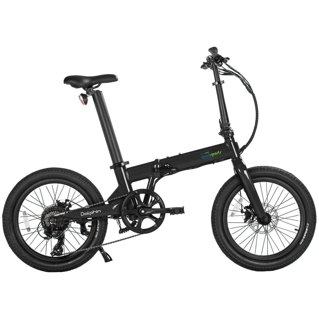 QUALISPORTS, DOLPHIN, Folding Mini Ebike - 350 Watt, 36V - electricbyke.com