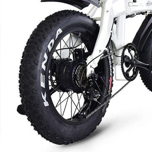 JUPITERBIKE DEFIANT Fat Tire Electric Folding Bike - 750 Watt, 48V - electricbyke.com
