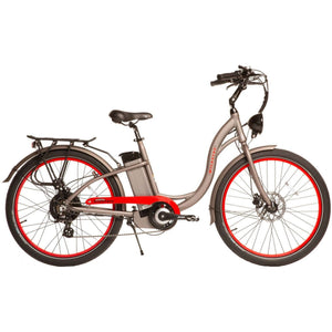 WILDSYDE Paree Vintage Classic Electric Bicycle - 500 Watt, 48V (Class 2) - electricbyke