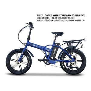 EMOJO, Electric Bike, LYNX PRO SPORT, Fat Tire City Cruiser - 500 Watt, 48 V - electricbyke.com