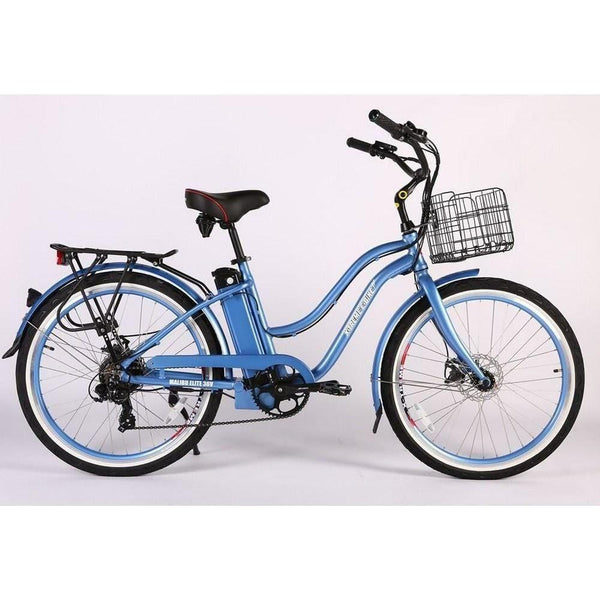 malibu electric bicycles GT 24" Stepthru Bike This 100% hand welded lightweight aluminum frame bicycle has our 7 Speed Shimano Tourney Gears X-TREME Malibu Elite Max, Electric
