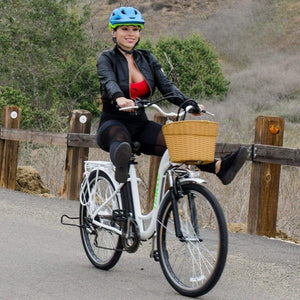 NAKTO Camel City Cruiser, Women's 26" Electric Bicycle -  250 Watt, 36V - electricbyke.com