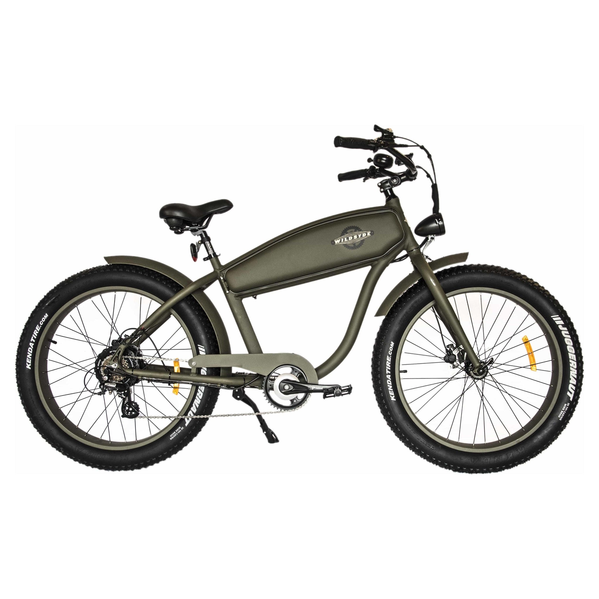 Beast 750W Fat-Tire Cruiser eBike Matte Olive Beast 750W Fat-Tire Cruiser eBike Matte Olive