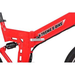 X-TREME  X-Cursion Elite, Folding Mountain Bike - 300 Watt, 24V - electricbyke.com